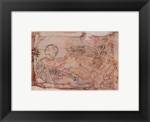 Framed Art Christ in Limbo Framed Art for your Home Wall Decor 18x24 Artwork