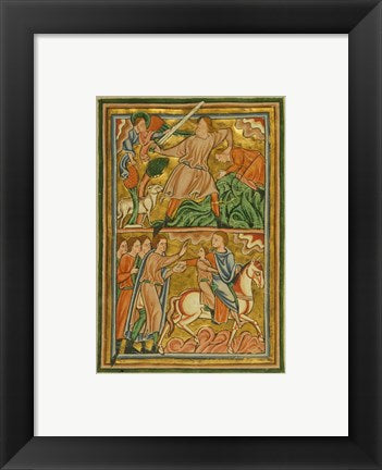 Framed Art Frame Art An Angel Halts Abraham's Sacrifice of Isaac Wall Decor 18x24 Artwork