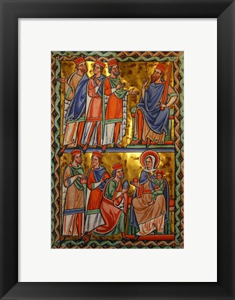 Framed Art The Magi before Herod Wall Decor 18x24 Artwork