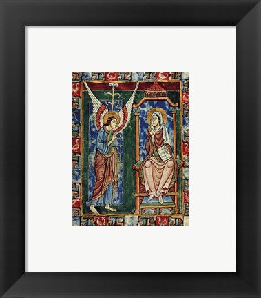 Framed Art St. Albans Psalter Wall Decor 18x24 Artwork