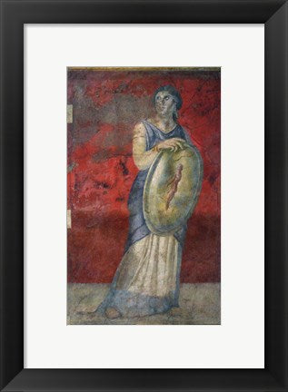 Framed Art Wall Painting from a Reception Hall from the Villa of P. Fannius Synistor at Boscoreale Wall Decor 18x24 Artwork