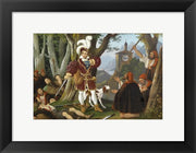 Framed Art Emperor Maximilian I, with the Robbers Wall Decor 18x24 Artwork