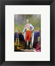 Framed Art Frame Art Emperor Franz, a Portrait of King of Hungary Wall Decor 18x24 Artwork