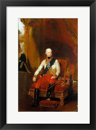 Framed Art Portrait of Francis I, Emperor of Austria Wall Decor 18x24 Artwork