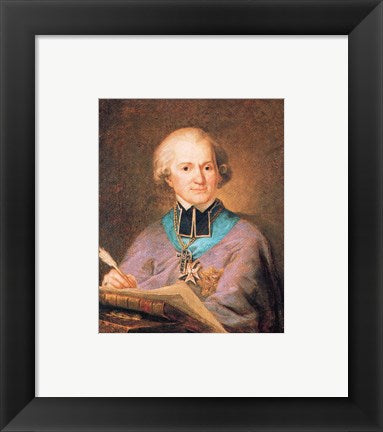 Framed Art Portrait of Adam Naruszewicz Wall Decor 18x24 Artwork