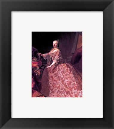 Framed Art Maria Theresia of Austria at the Age of 35 Wall Decor 18x24 Artwork