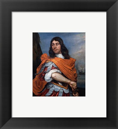 Framed Art Cornelis Tromp in Roman Costume Wall Decor 18x24 Artwork