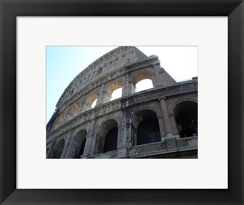 Framed Art Low Angle View of the Colosseum Wall Decor 18x24 Artwork