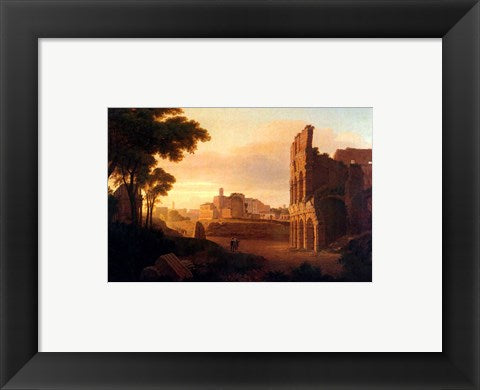 Framed Art Rome, the Colosseum and the Roman Forum Wall Decor 18x24 Artwork