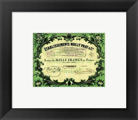 Framed Art Action Noilly Prat Wine Framed Art for your Home Wall Decor 18x24 Artwork