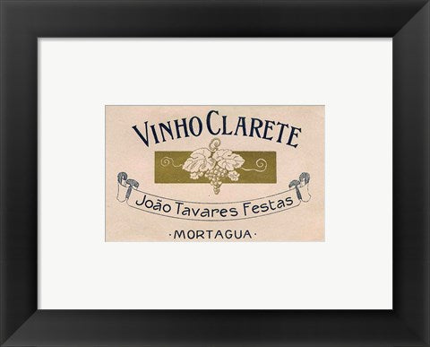 Framed Art Vinho Clarete Wall Decor 18x24 Artwork