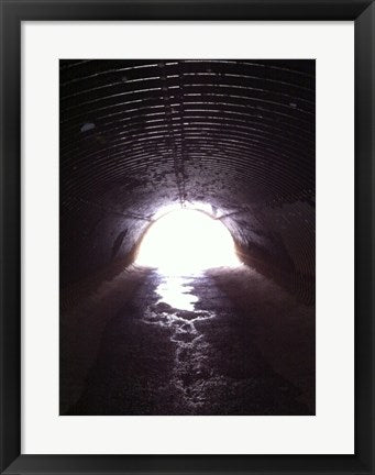 Framed Art D&R Canal Towpath Tunnel Wall Decor 18x24 Artwork