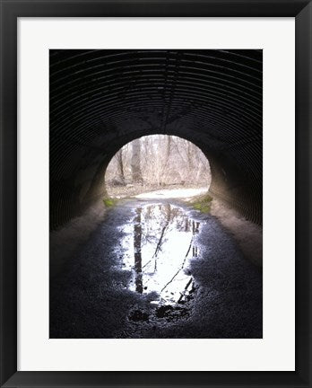 Framed Art D&R Canal Towpath Tunnel photo Wall Decor 18x24 Artwork