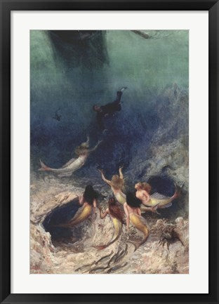 Framed Art Frame Art A Sailor's Delight, 1891 by William Holbrook Beard Wall Decor 18x24 Artwork