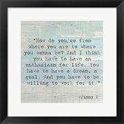 Framed Art Enthusiasm for Life Framed Art for your Home Wall Decor 18x24 Artwork