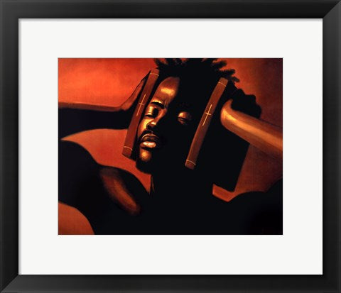 Framed Hear No Evil (male) by Sterling Brown | 11 x 14