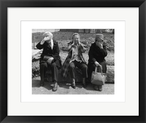 Framed Art No Evil by Michael Corsi | 14 x 18