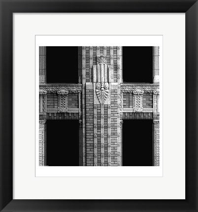 Framed Art Architectural Detail No. 52 by Ellen Fisch | 12 x 12