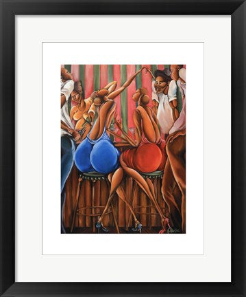 Framed Art The Bar by Nicole Folkes | 18 x 14