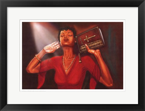 Framed I Hear You Lord by Fred Mathews | 12 x 18