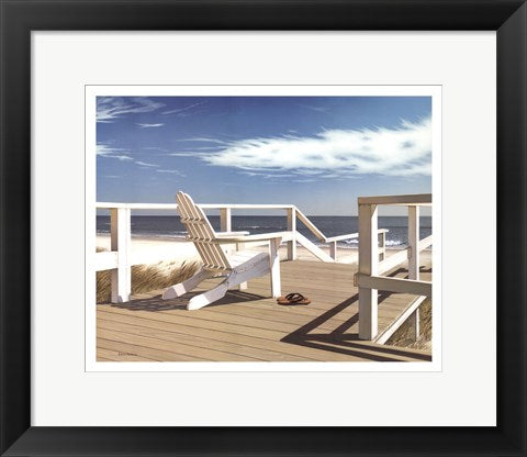 Framed Art Sun Deck by Daniel Pollera | 12 x 15