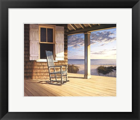 Framed Art Old Rocker by Daniel Pollera | 11 1/2 x 14 1/2