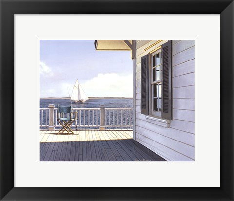 Framed Art On the Bay by Daniel Pollera | 11 1/2 x 14 1/2