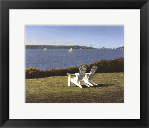 Framed Art Narragansett Bay by Daniel Pollera | 11 1/2 x 14 1/2