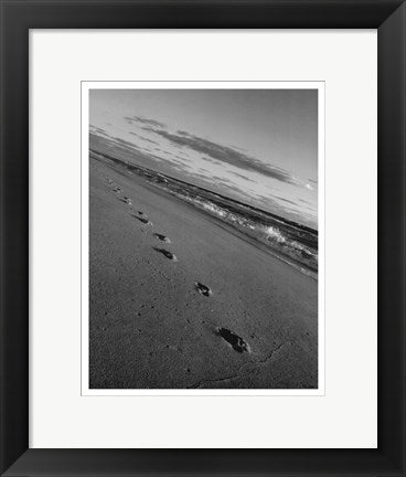Framed Art Footprints by Eve Turek | 14 x 11