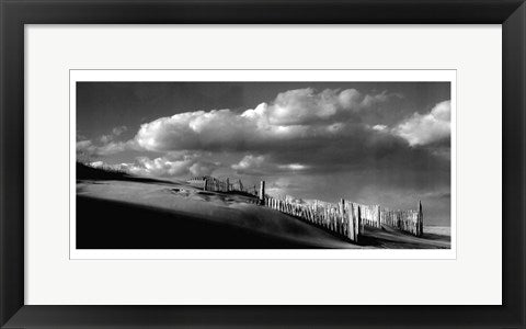 Framed Sand Fences by Eve Turek | 10 x 20