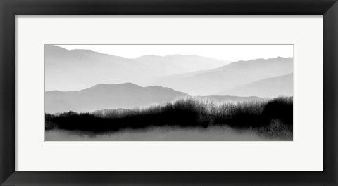 Framed Zen Landscape I 8 x 20