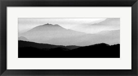 Framed Zen Landscape II 8 x 20