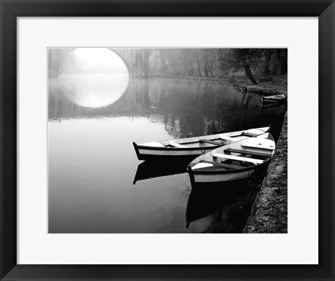 Framed Moonlit Morning 14 1/2 x 18 1/2