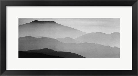 Framed Mountain Ridges 8 x 20