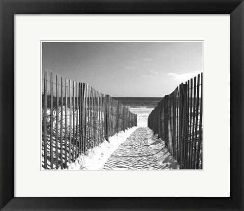 Framed Art Coastal Path 11 1/2 x 14 1/2