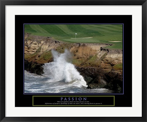 Framed Art Golf-Passion Wall Decor 18x24 Artwork