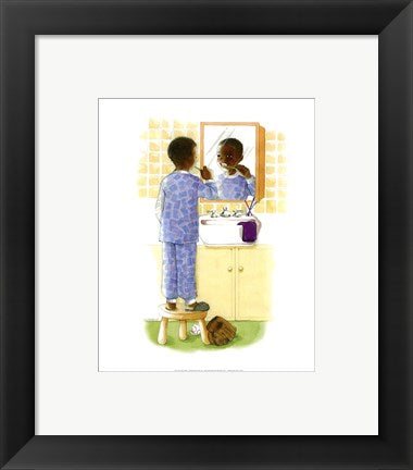 Framed Art Sunshine Smiles (Boy) by Sylvia Walker | 10 x 8