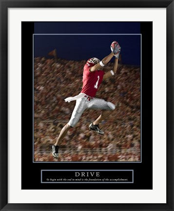 Framed Art Football Framed Art for your Home Wall Decor 18x24 Artwork