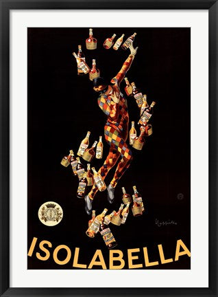 Framed Art Isolabella by Leonetto Cappiello Wall Decor 18x24 Artwork