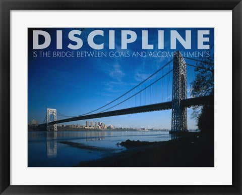 Framed Art Discipline Framed Art for your Home Wall Decor 18x24 Artwork