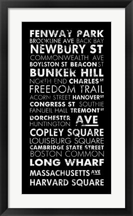 Framed Art Boston Cities II by Veruca Salt Wall Decor 18x24 Artwork