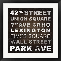 New York Places I by Veruca Salt