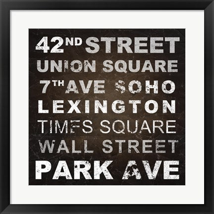 New York Places I by Veruca Salt