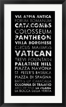 Framed Art Rome II by Veruca Salt Wall Decor 18x24 Artwork