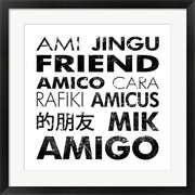 Framed Art Friend Square by Veruca Salt Wall Decor 18x24 Artwork