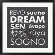 Framed Art Dream Square Gray by Veruca Salt Wall Decor 18x24 Artwork