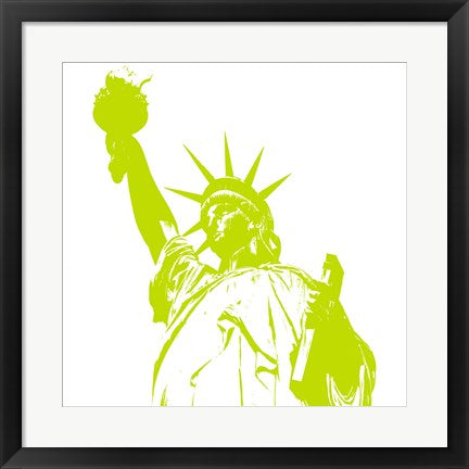Framed Art Lime Liberty by Veruca Salt Wall Decor 18x24 Artwork