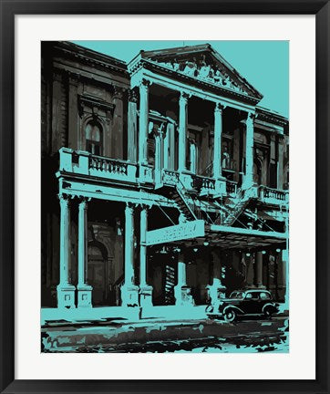 Framed Art Frame Art Civic Repertory Theatre by George Dilorenzo Wall Decor 18x24 Artwork