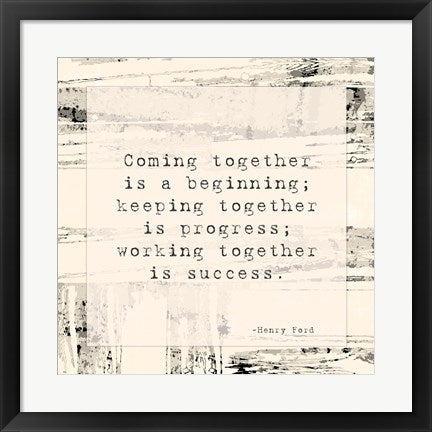 Framed Art Coming Together by Veruca Salt Wall Decor 18x24 Artwork