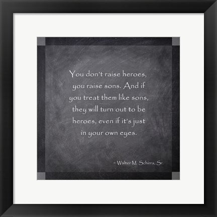 Framed Art Raising a Hero by Veruca Salt Wall Decor 18x24 Artwork